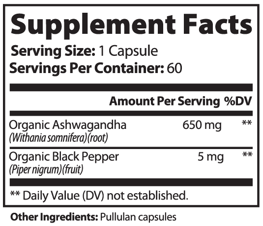 Ashwagandha 60 Capsules