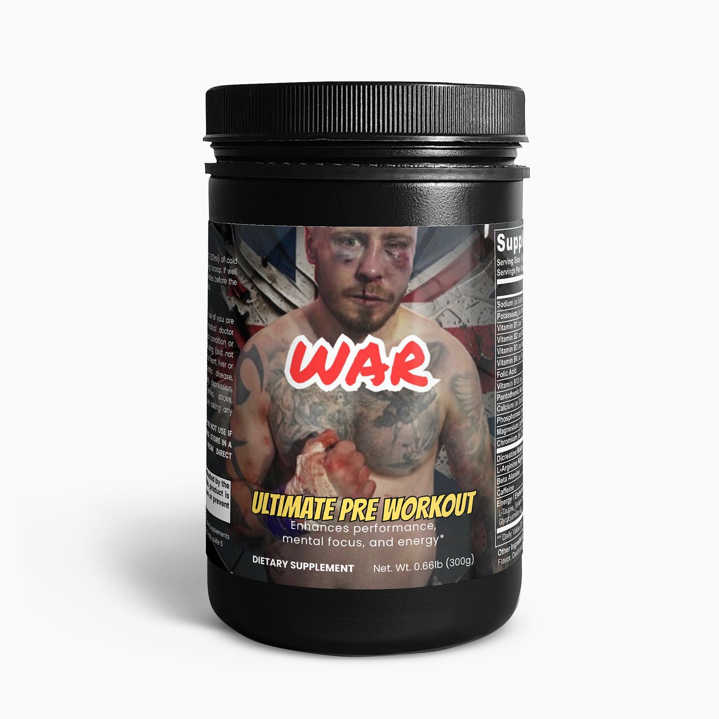 WAR Pre-Workout Powder (Fruit Punch)