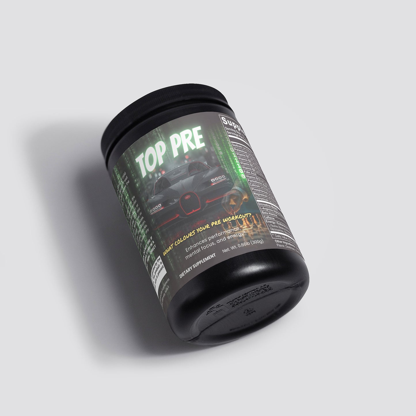 TOP PRE Pre-Workout Powder (Fruit Punch)