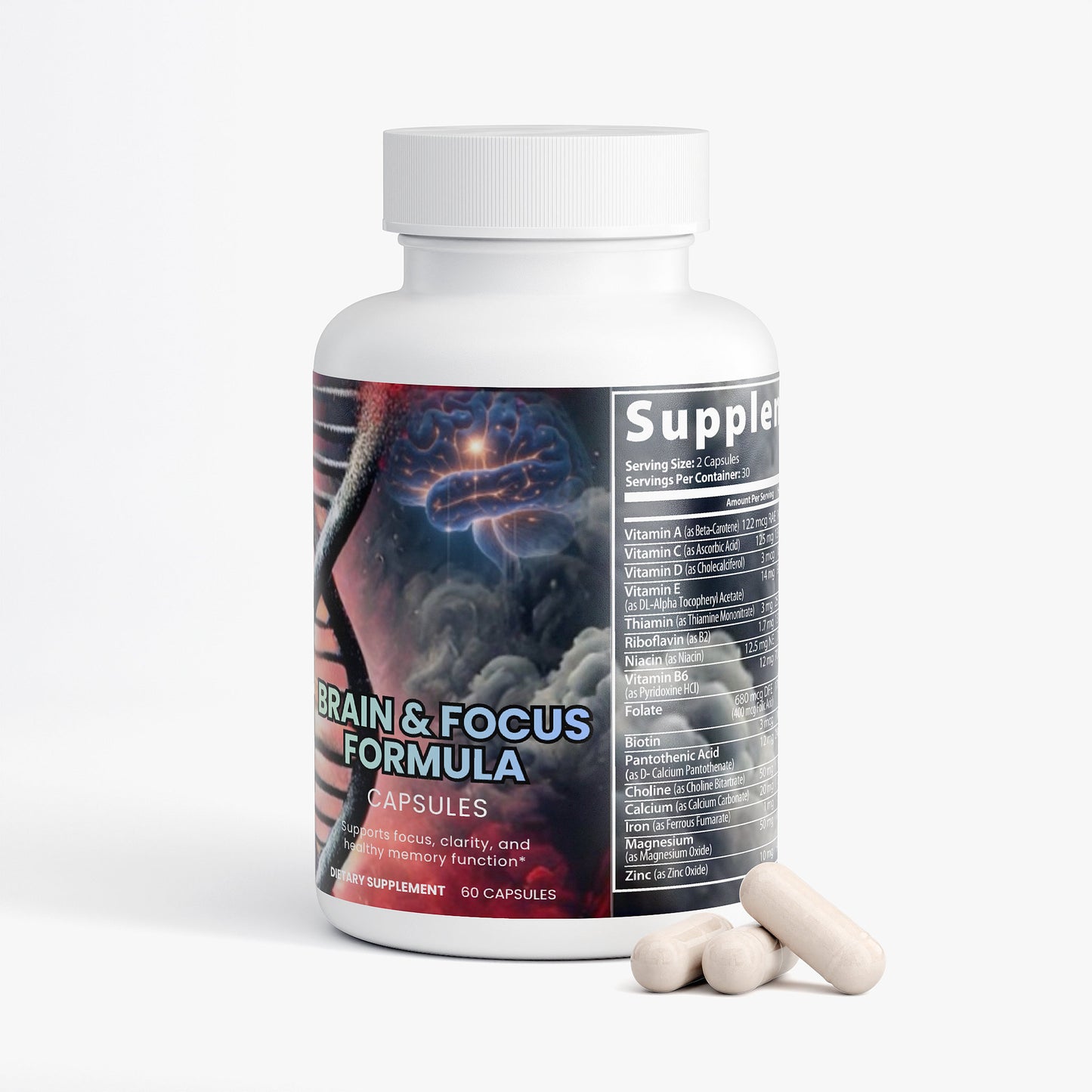 Brain & Focus Formula 60 Capsules