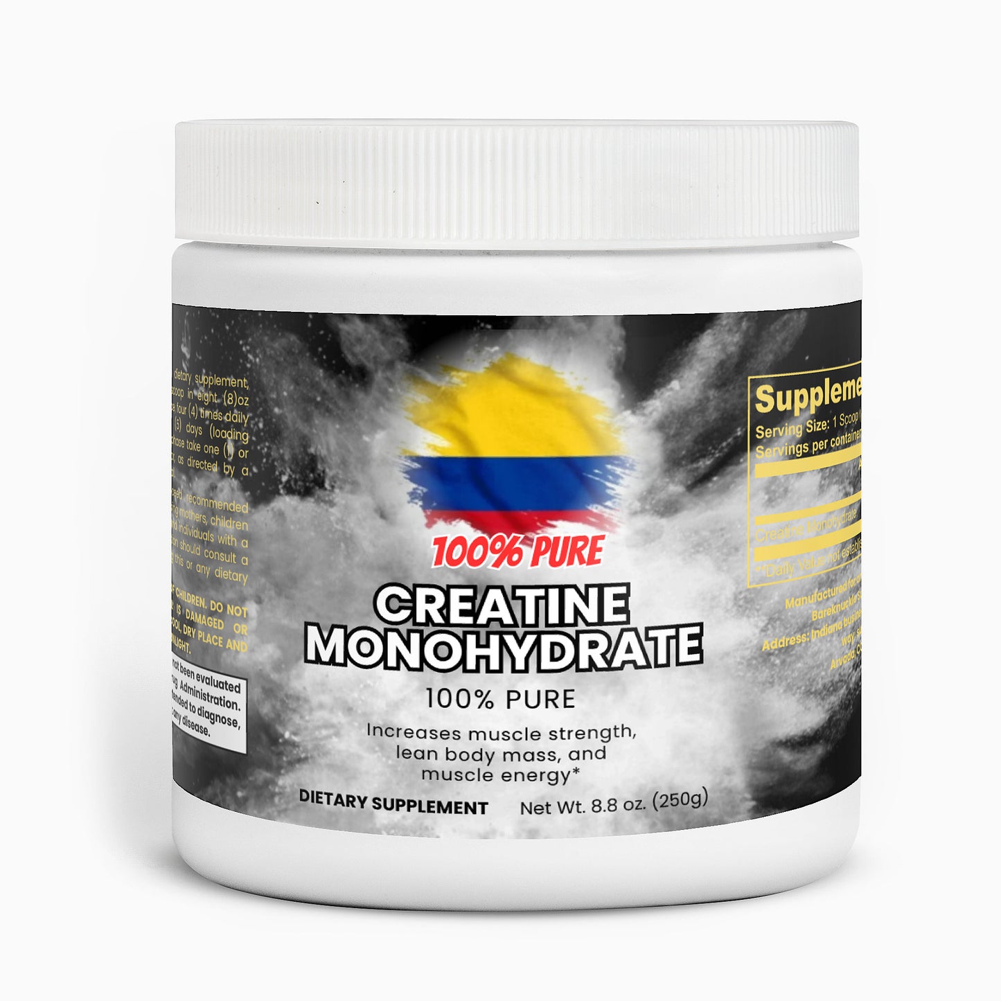 100% Pure Creatine Monohydrate